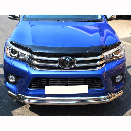 Stx Bonnet Guard Protector Black B003 For Toyota Hilux Mk8 2016-2020