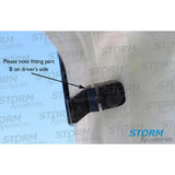 Stx Bonnet Guard Protector Black B004 For Ford Ranger T6 2016-2022
