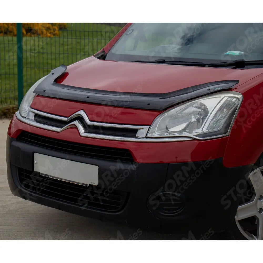 Stx Bonnet Guard Protector Black B012 For Citroen Berlingo 2008 - 2018