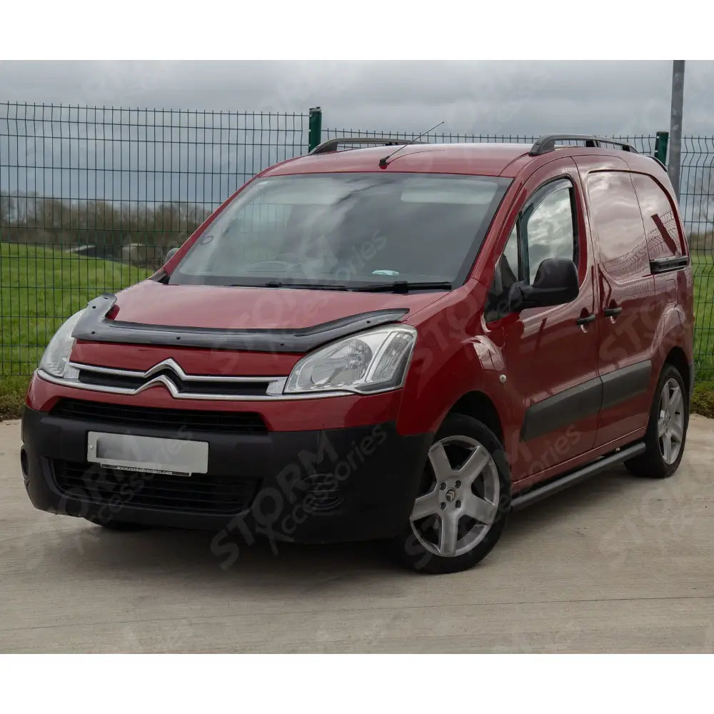 Stx Bonnet Guard Protector Black B012 For Citroen Berlingo 2008 - 2018