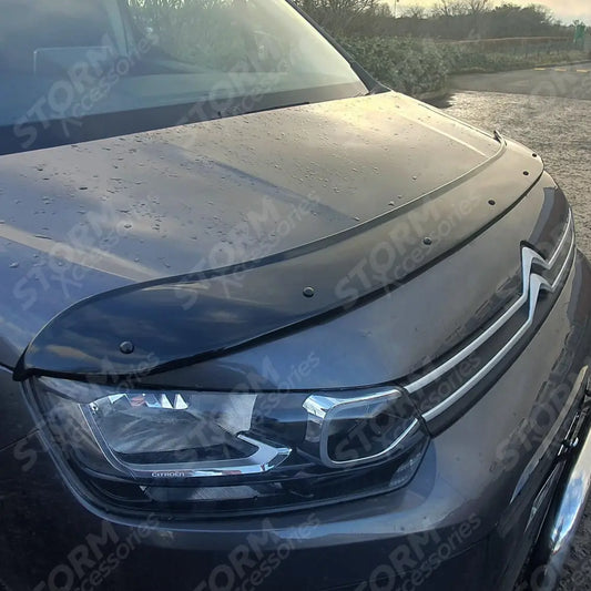 Stx Bonnet Guard Protector Black B013 For Citroen Berlingo 2018 On