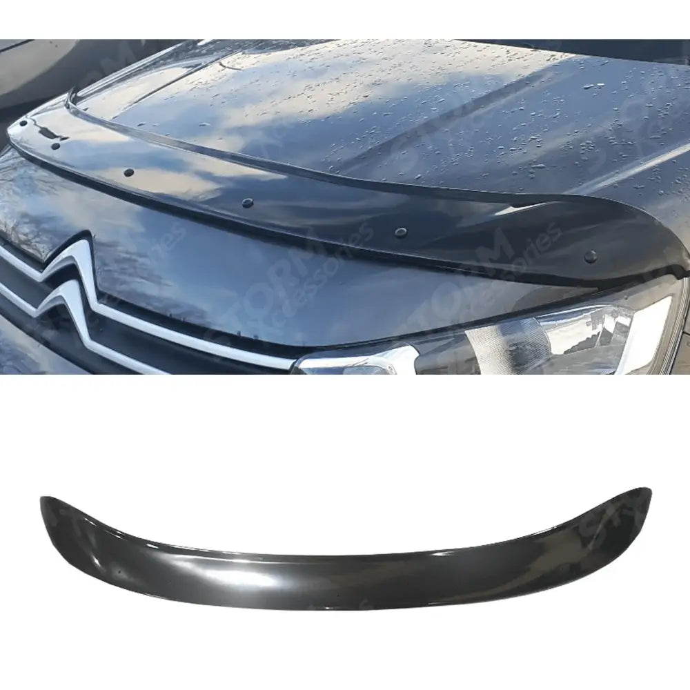 Stx Bonnet Guard Protector Black B013 For Citroen Berlingo 2018 On