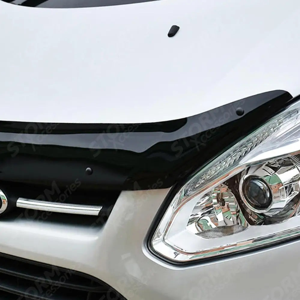 Stx Bonnet Guard Protector Black B016 For Ford Transit Custom 2012-2017