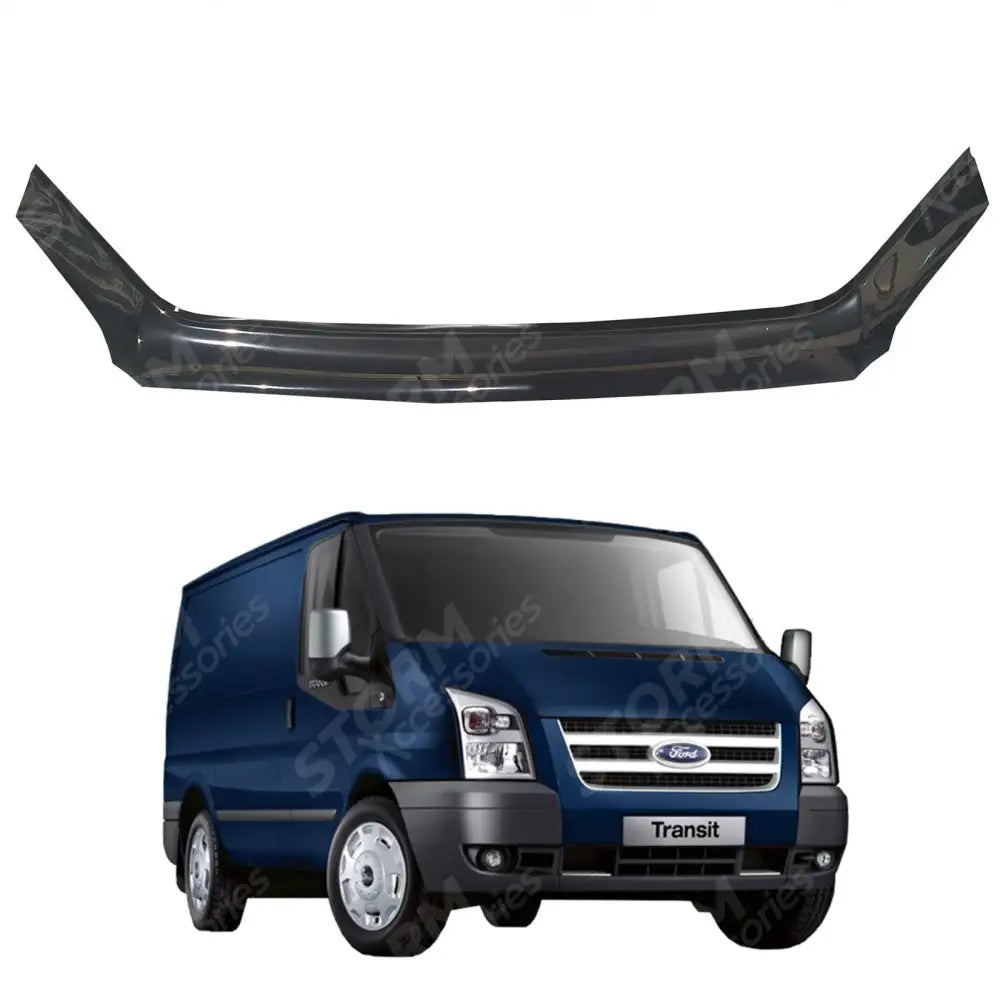 Stx Bonnet Guard Protector Black B018 For Ford Transit Mk7 2006 - 2013