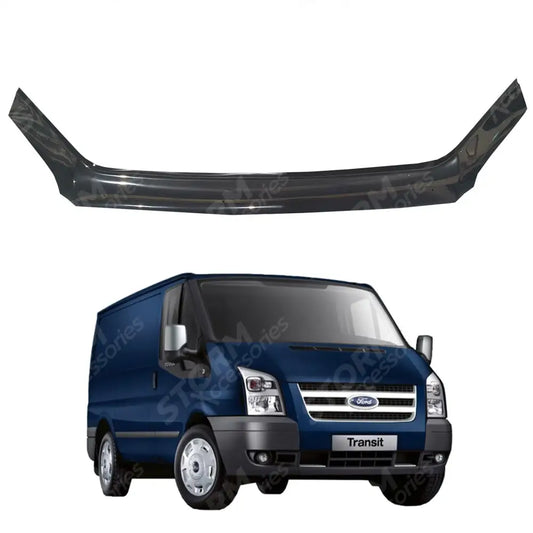 Stx Bonnet Guard Protector Black B018 For Ford Transit Mk7 2006 - 2013
