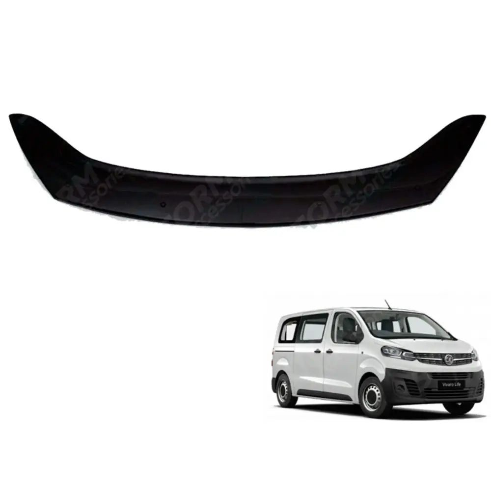 Stx Bonnet Guard Protector Black B023 For Vauxhall Vivaro 2019 On