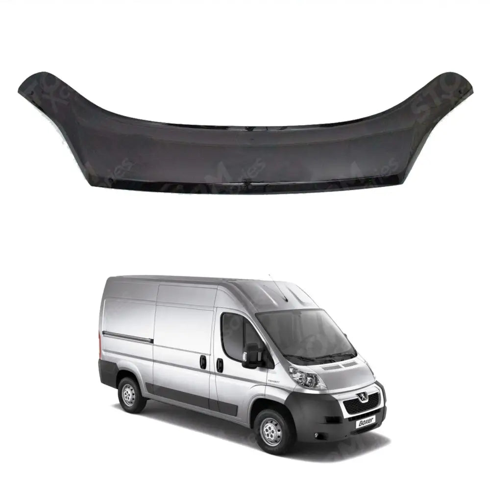 Stx Bonnet Guard Protector Black B024 For Peugeot Boxer 2014 On