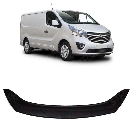 Stx Bonnet Guard Protector Black B035 For Vauxhall Vivaro 2014-2019