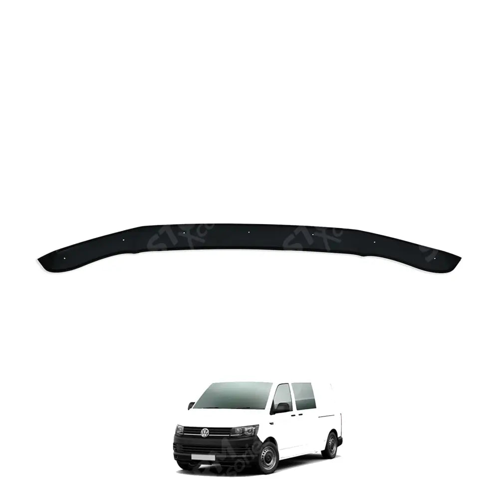 Stx Bonnet Guard Protector Black For Vw Transporter T6 2015 - 2024