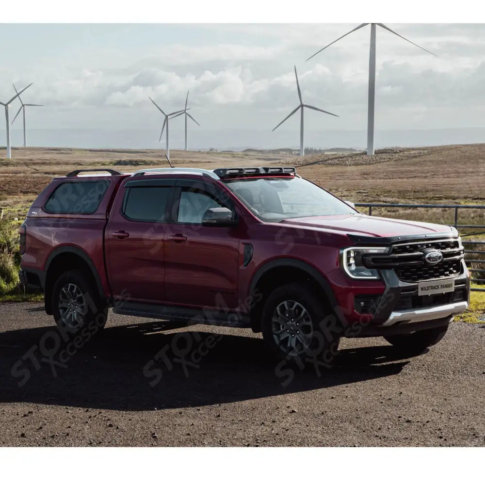 Stx Bonnet Guard Protector In Black For Ford Ranger T9 2023 On