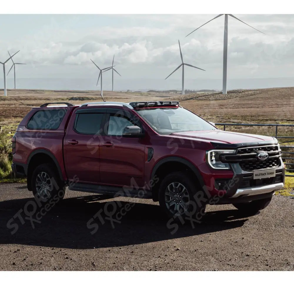 Stx Bonnet Guard Protector In Black For Ford Ranger T9 2023 On