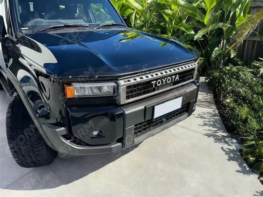 STX Bonnet Guard Protector In Black For Toyota Land Cruiser LC250 2024 On