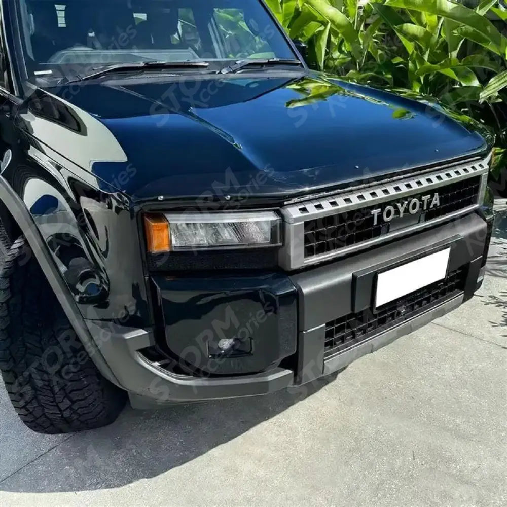 STX Bonnet Guard Protector In Black For Toyota Land Cruiser LC250 2024 On