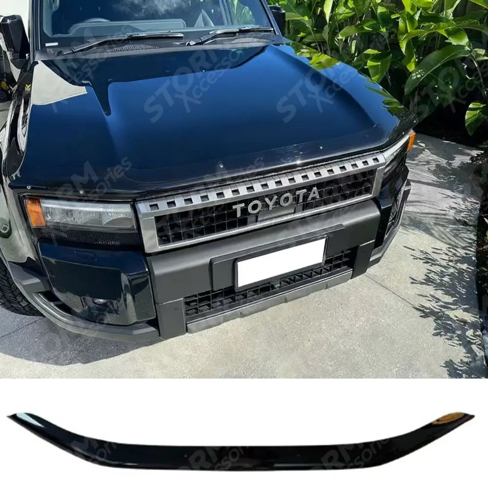 STX Bonnet Guard Protector In Black For Toyota Land Cruiser LC250 2024 On