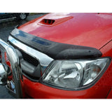 Stx Bonnet Guard Stone Bug Protector Dark Smoke For Toyota Hilux Mk6 2005-2011
