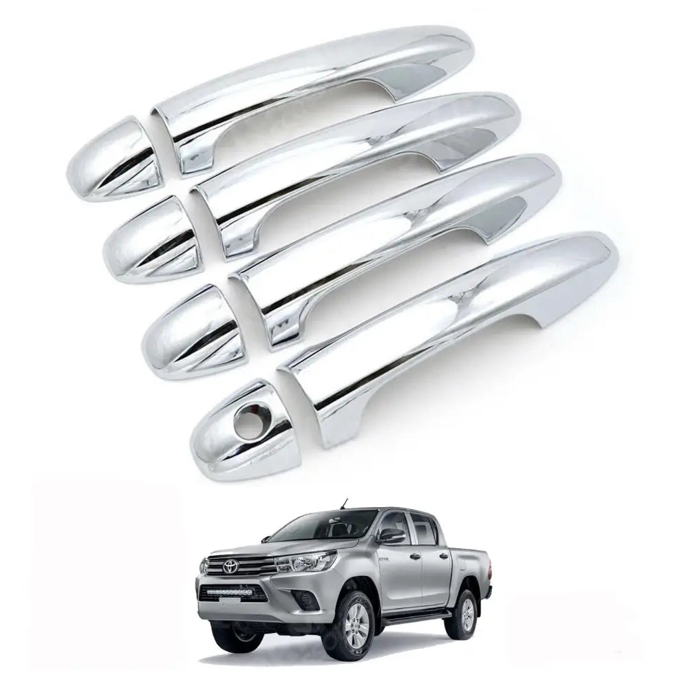 Stx Chrome Door Handle Covers For Toyota Hilux Mk8 2016 On