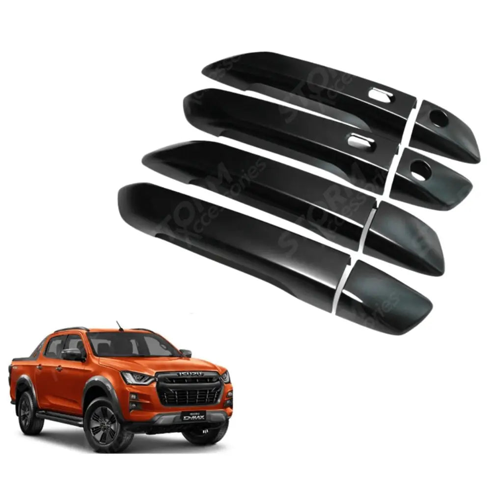Stx Door Handle Covers Set In Black For Isuzu D-max 2021 - 2024