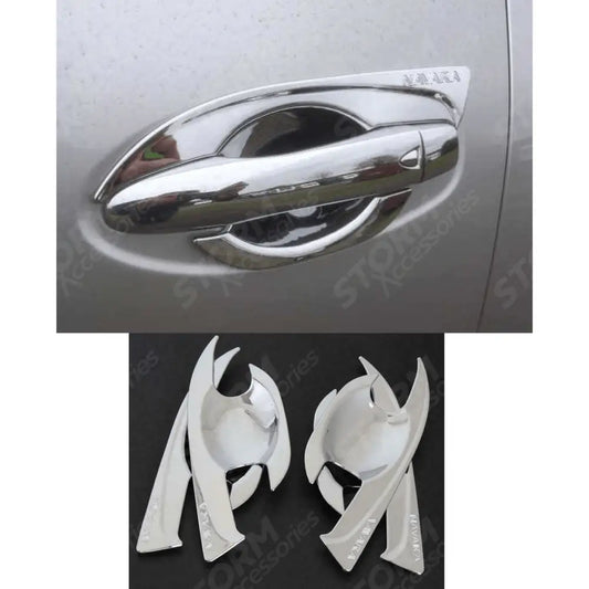 Stx Door Inserts Chrome 4pc Set For Nissan Navara Np300 - 2016 On