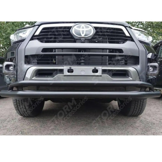 Stx Double Deck City Bar Spoiler Bar Black For Toyota Hilux Mk8 2016-2026