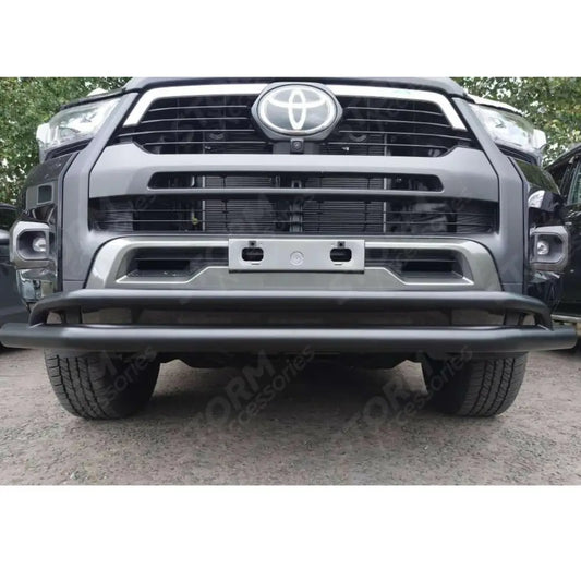 Stx Double Deck City Bar Spoiler Bar Black For Toyota Hilux Mk8 2016-2026
