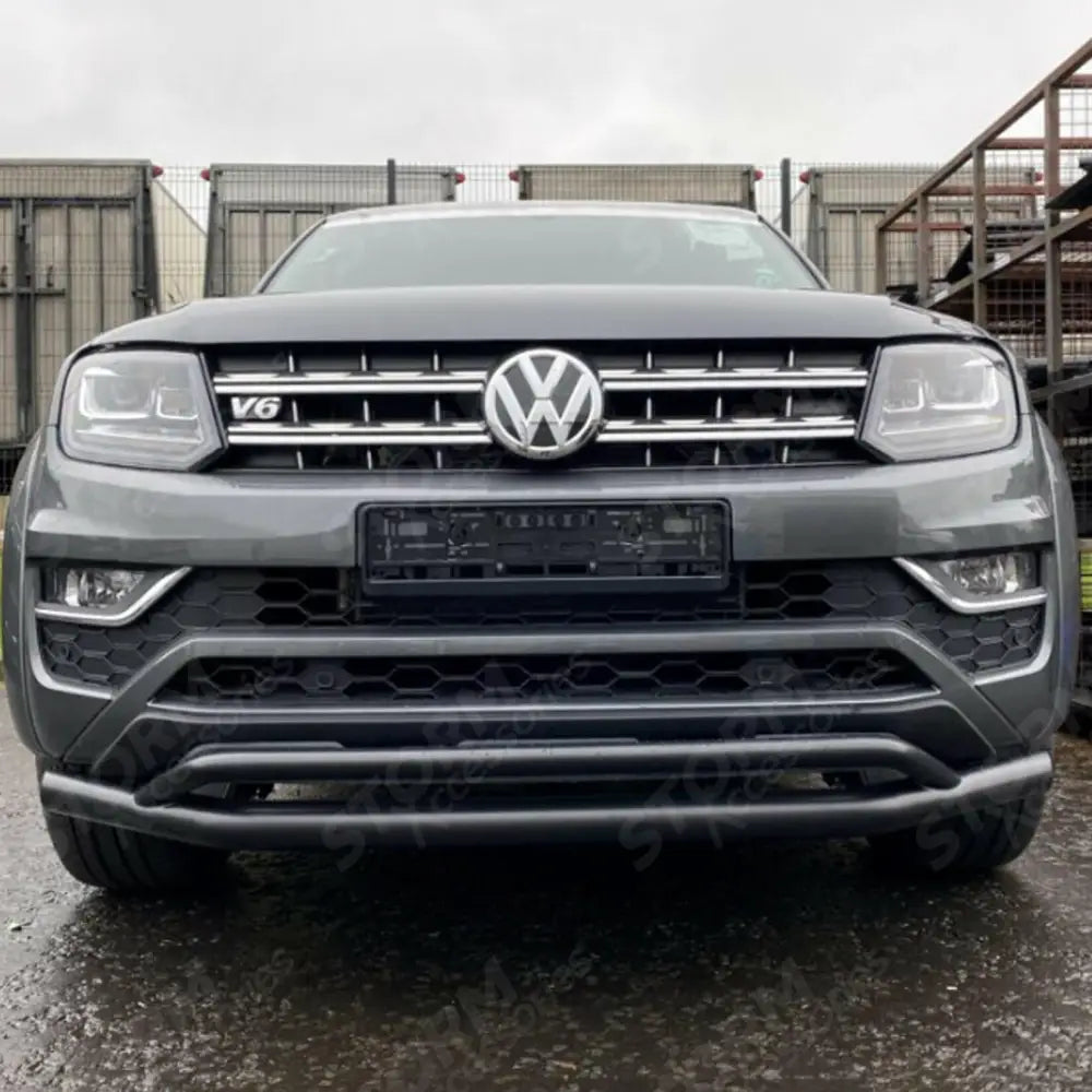 Stx Double Deck City Bar Spoiler Bar Black For Vw Amarok V6 2017-2022