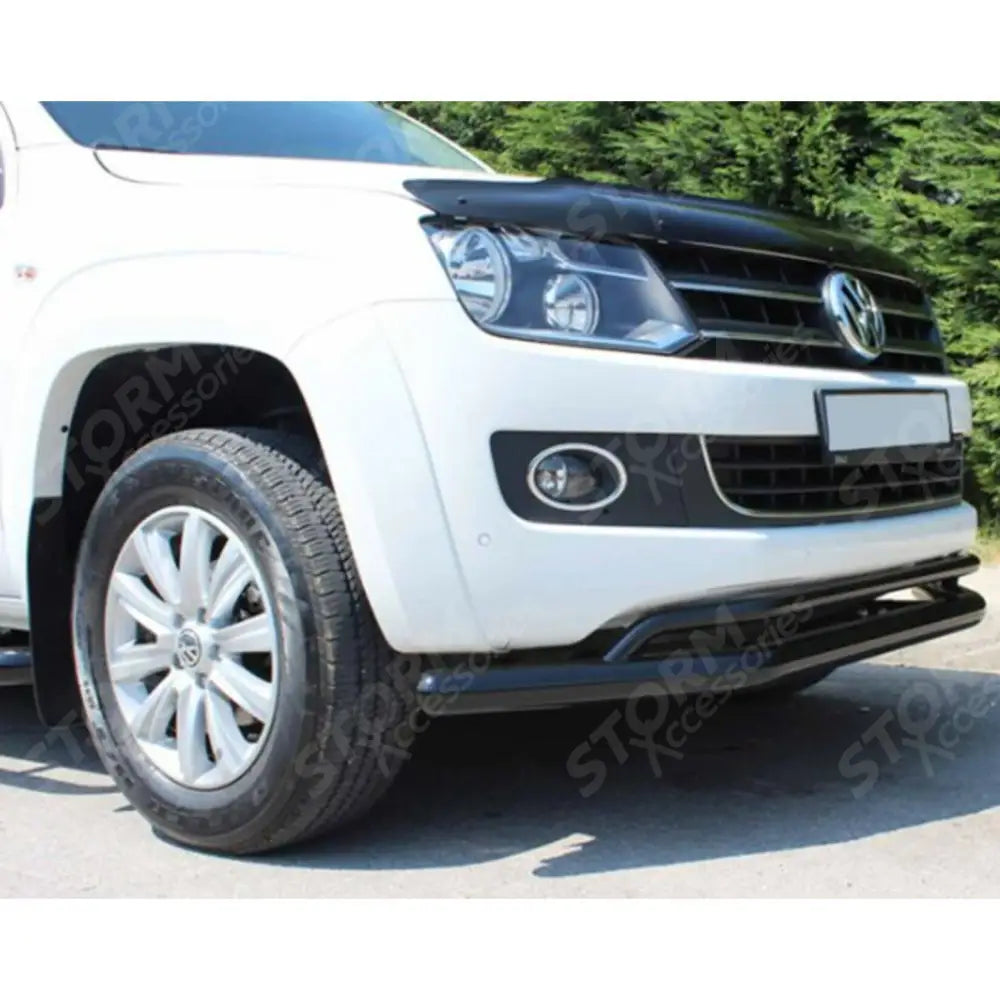 Stx Double Deck City Bar Spoiler Bar Black For Vw Amarok V6 2017-2022