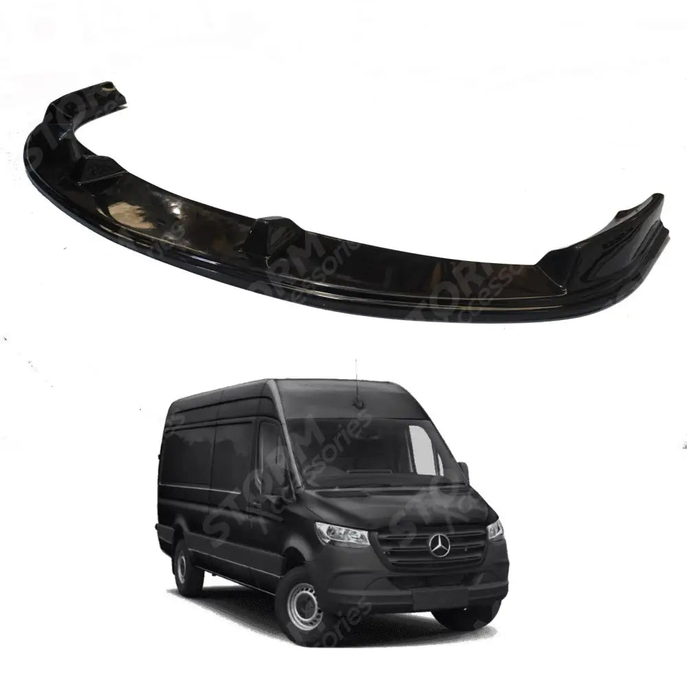 Stx Front Splitter Spoiler For Mercedes Sprinter 2018 On