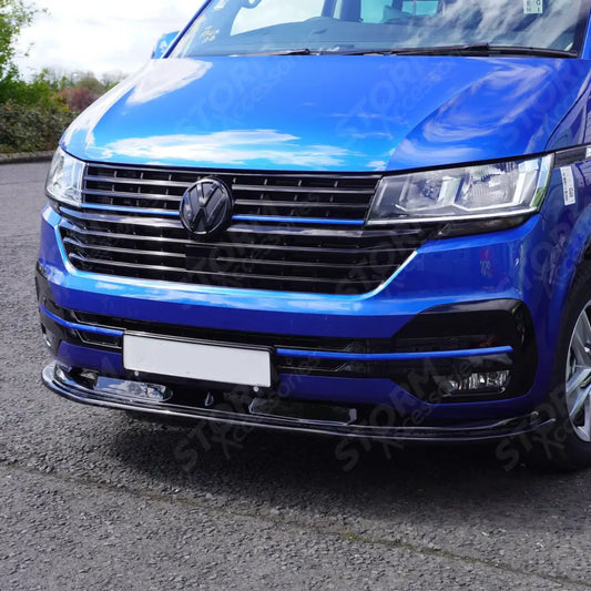 Stx Front Splitter Spoiler For Vw Transporter 6.1 2019 - 2024