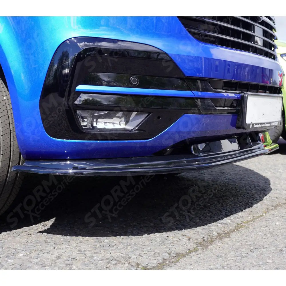 Stx Front Splitter Spoiler For Vw Transporter 6.1 2019 - 2024
