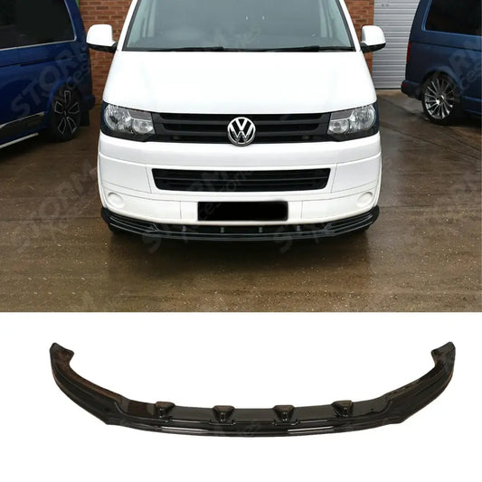 Stx Front Splitter Spoiler For Vw Transporter T5 2010 - 2014