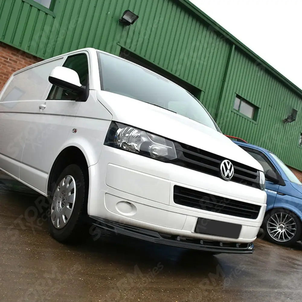 Stx Front Splitter Spoiler For Vw Transporter T5 2010 - 2014