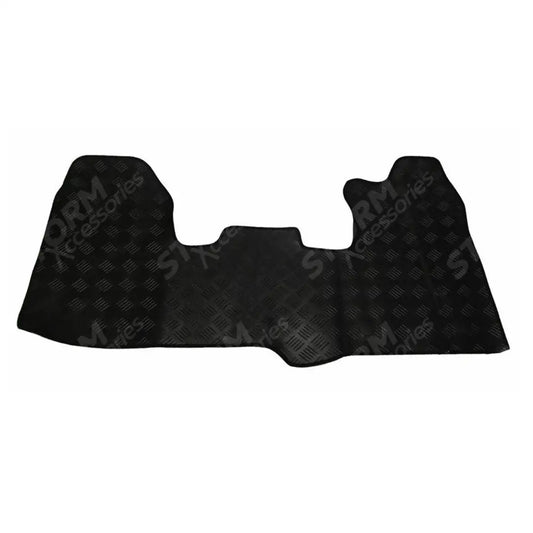 Stx Front Tailored Fit Rubber Mat Black For Ford Transit Custom 2012-2015