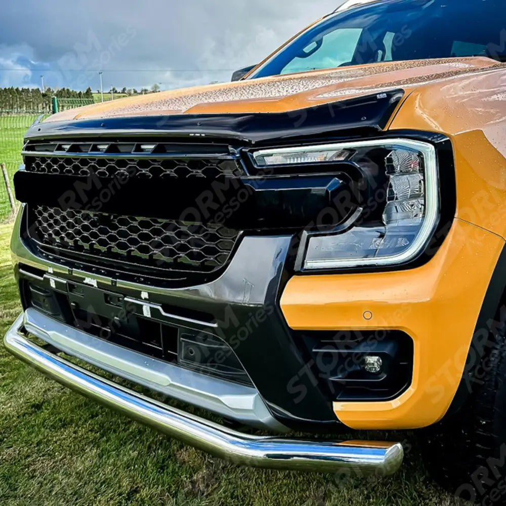 Stx Head Light Covers Wildtrak / Raptor Gloss Black Pair For Ford Ranger & Raptor T9 2023 On