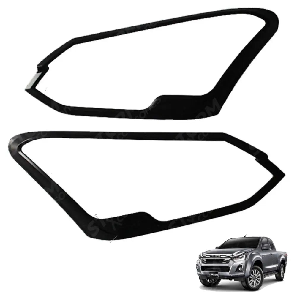 Stx Head Light Guards In Black Pair For Isuzu D-max 2018 On