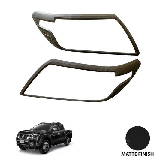 Stx Head Light Guards Matte Black Pair For Nissan Navara Np300 2016 On