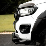 Stx Head Light Guards Pair Matte Black For Ford Ranger T6 - 2016-2022