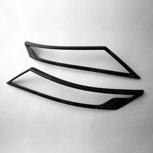 Stx Headlight Guards Covers Pair Black For Mitsubishi L200 Series 6 2019 On