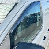 Stx Internal Wind Deflectors 2pcs Clip In Fitment Dark Smoke For Vw Caddy 2021 On