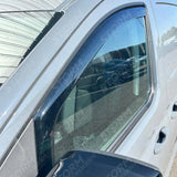 Stx Internal Wind Deflectors 2pcs Clip In Fitment Dark Smoke For Vw Caddy 2021 On