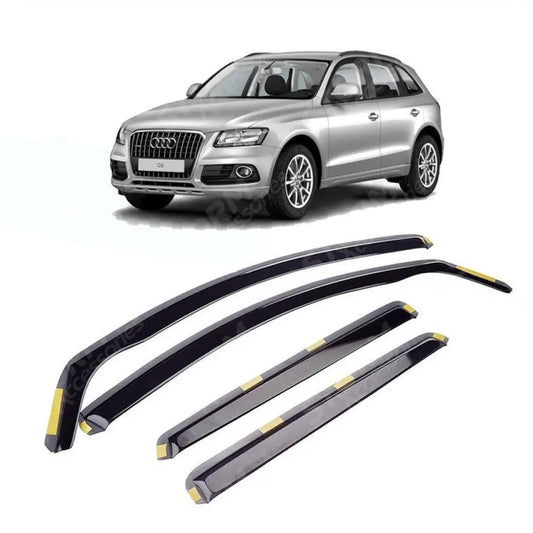 Stx Internal Wind Deflectors 4-pcs Clip In Dark Smoke W101 For Audi Q5 2009 - 2016