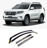 Stx Internal Wind Deflectors 4 Pcs Set W145 For Toyota Landcruiser 150 - 5 Door - 2009 On