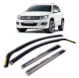 Stx Internal Wind Deflectors 4pcs W134 Clip In For Vw Tiguan 2007 - 2016