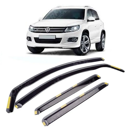 Stx Internal Wind Deflectors 4pcs W134 Clip In For Vw Tiguan 2007 - 2016