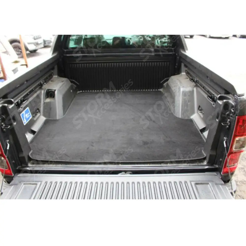 Stx Load Bed Carpet Mat Black For Ford Ranger T6 Double Cab 2012-2019