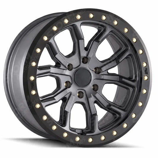 STX Matte Gunmetal/Black 20 Inch Alloys - 20x9 6-139.7 12MM 106.1MM (S14) QTY 1