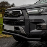 Stx Powder Coated Spoiler Bar 70mm Black For Toyota Hilux Mk8 2016-2026