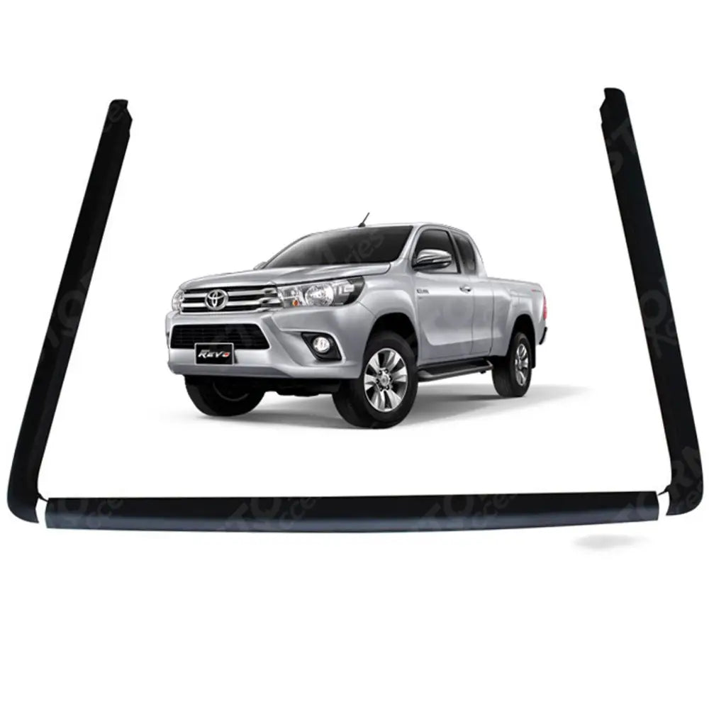 Stx Rail Caps Bed Caps 3 Pcs Set For Toyota Hilux Mk8 2015-2026 Double Cab