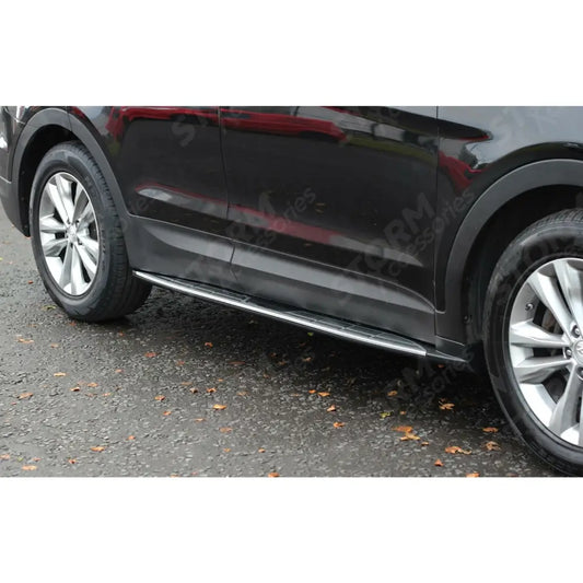 Stx Running Boards Side Steps Bars Pair For Hyundai Santa Fe 2013 - 2018