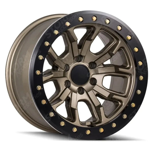STX Satin Gold 20 Inch Alloys - 20x9 6-139.7 12mm 106.1mm (S12) QTY 1