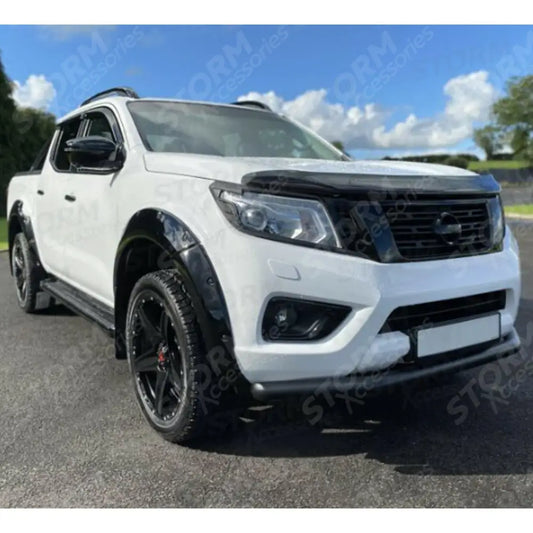 Stx Stainless Steel City Bar Black Single Spoiler Bar 70mm For Nissan Navara Np300 - 2015 On